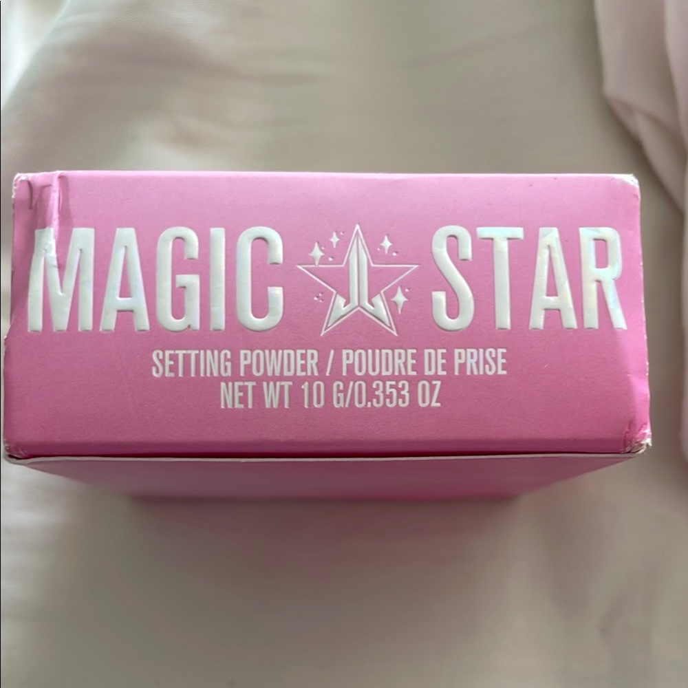 Jeffree Star Magic Star Setting Powder in Pink Box